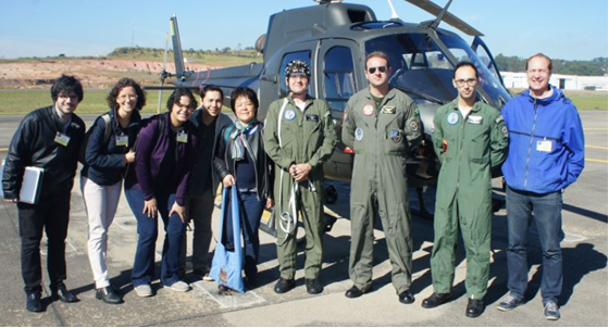 Equipe da FAB EB e do hospital Albert Einstein envolvida na pesquisa